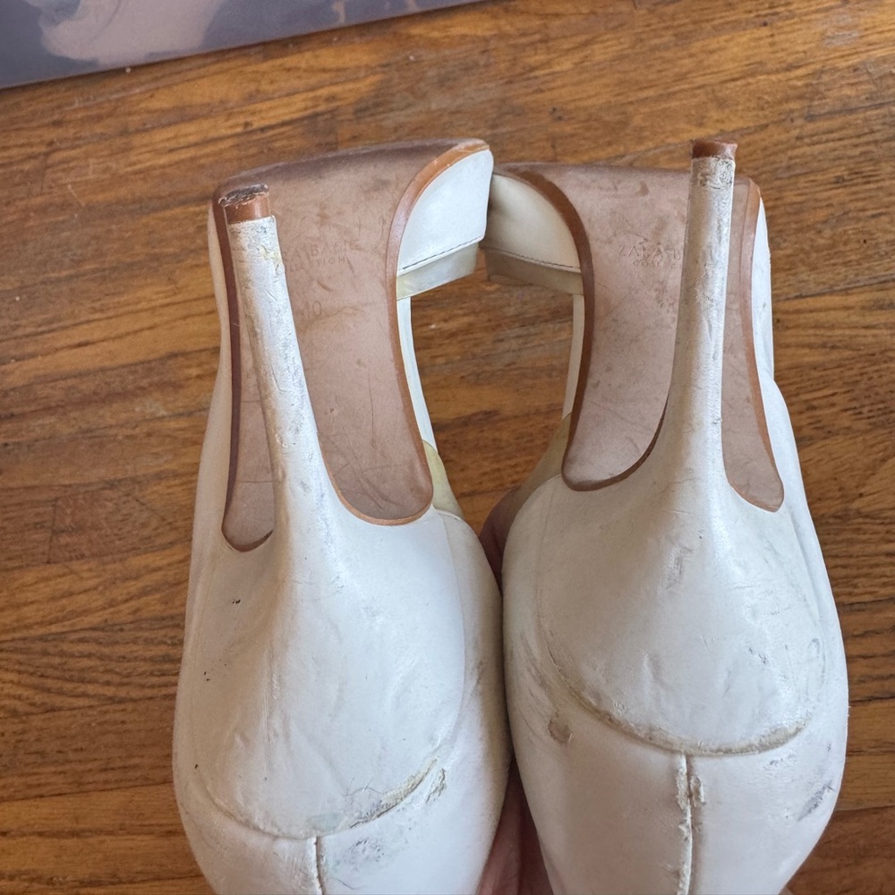 ZARA White High Heel Pumps - Picture 5 of 8